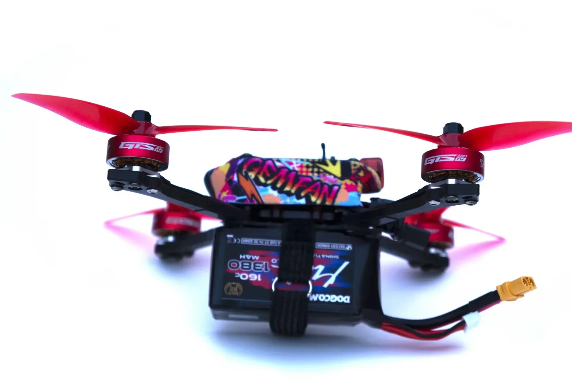 2 قطعة غطاء غبار Gemfan كومة ا - مراجعة Drone Battery Strap وسعره