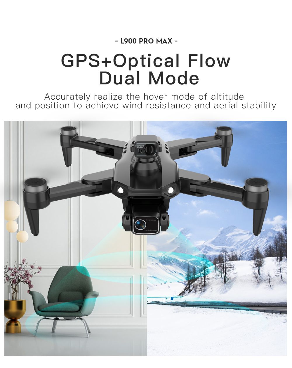طائرة بدون طيار LYZRC L900 PRO - مراجعة Drone Gps Mount وسعره